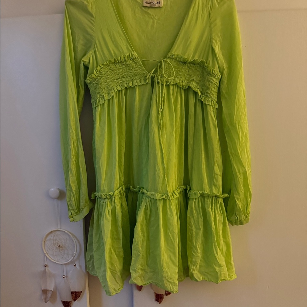 Nicholas Lime Green Dress perfect for summer - Picture 5 of 5